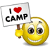 Camping Smilies (14) Smiley – Camping